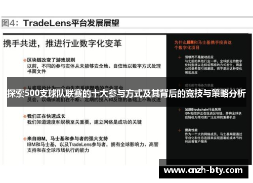 探索500支球队联赛的十大参与方式及其背后的竞技与策略分析 探索500支球队联赛的十大参与方式及其背后的竞技与策略分析