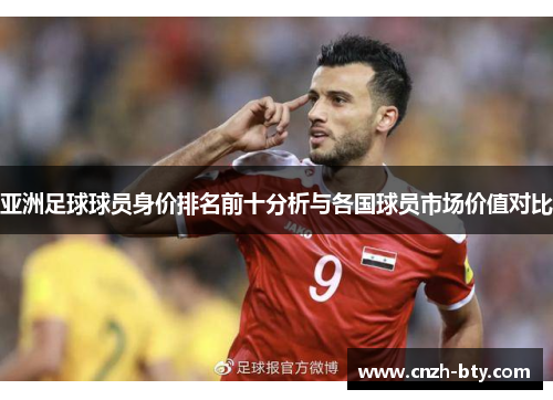 亚洲足球球员身价排名前十分析与各国球员市场价值对比